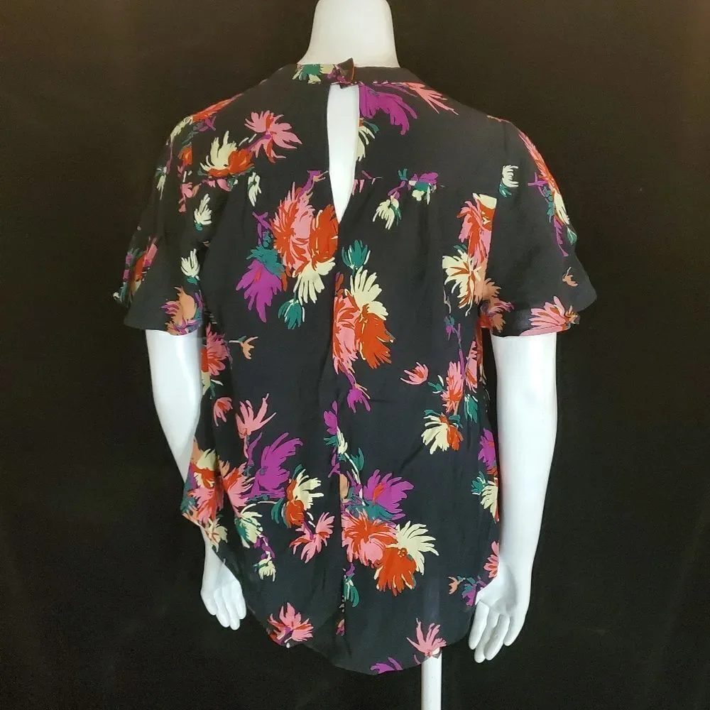 Anthropologie Maeve Bella Choker Floral Top (S) - Picture 6 of 7